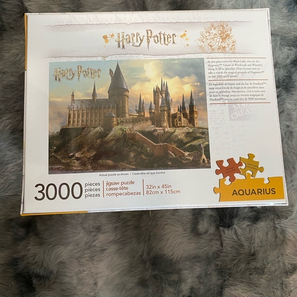 Warner Bros. Harry Potter Hogwarts Puzzle - Gold and Black
